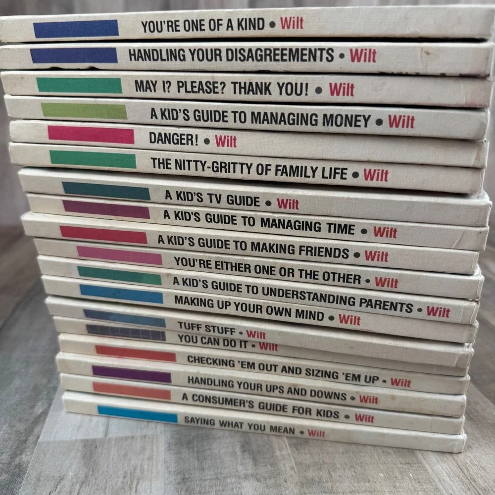 Joy Wilt Ready Set Grow Series 18 Books Weekly Reader 1978 Vintage Hardback Lot